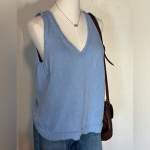 Tommy bahama cotton linen blend sweater tank size large
